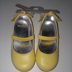Gymboree Yellow Flats with Bow (Size: 6)